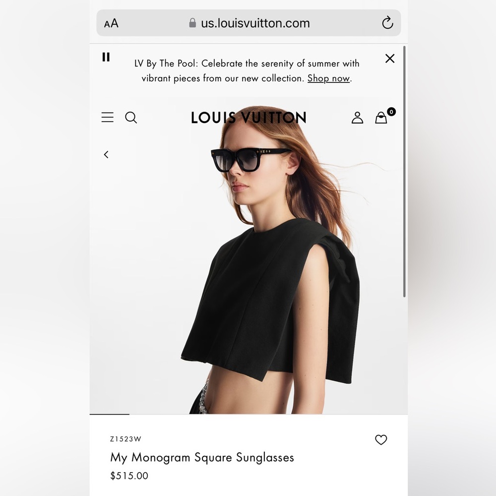 My Monogram Square Sunglasses.
